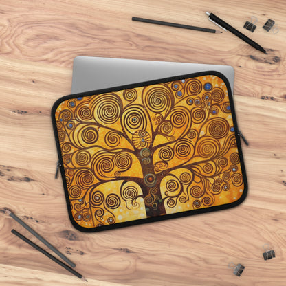 The Tree of Life Laptop Sleeve: A Modern Art Tribute to Gustav Klimt