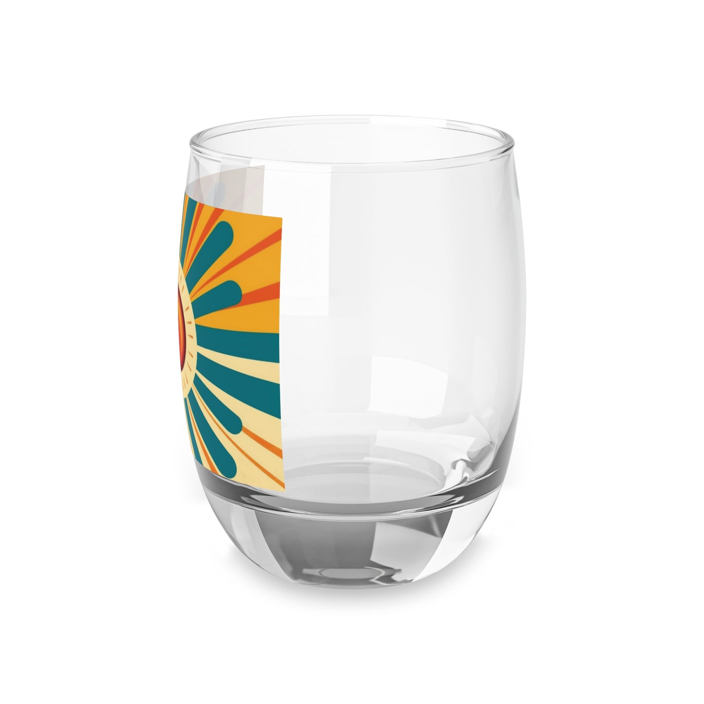 Atomic Age Sunshine: Midcentury Modern Sun Whiskey Glass