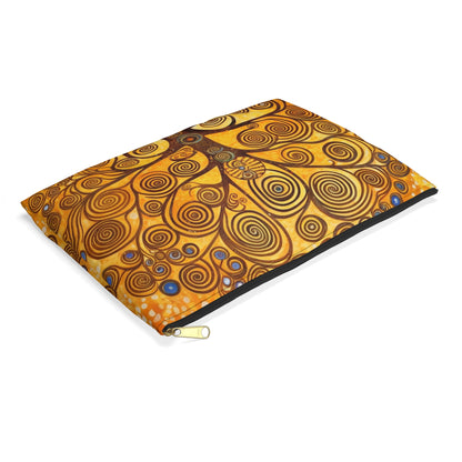 The Tree of Life Accessory Pouch: A Modern Art Tribute to Gustav Klimt