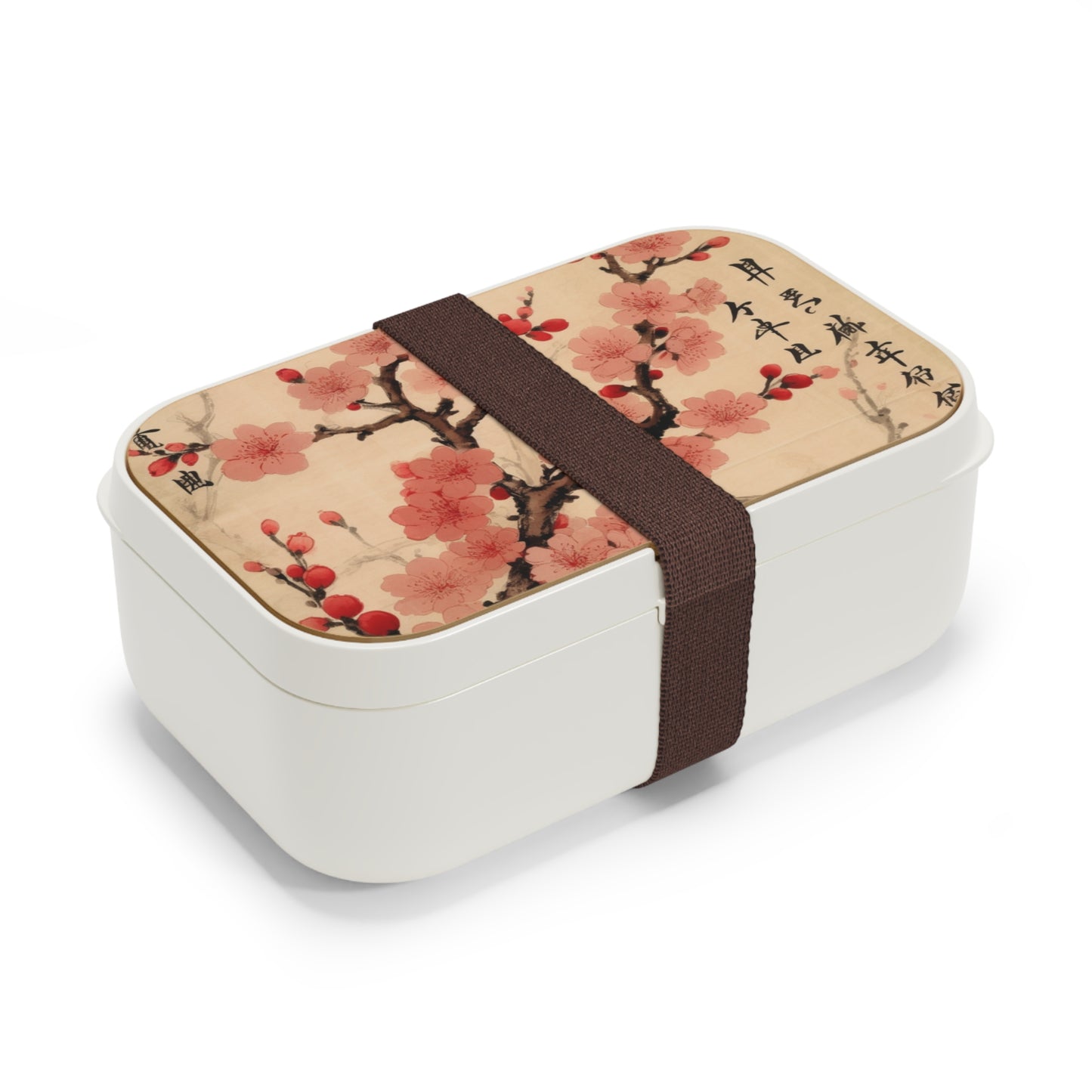 Floral Fusion: Bento Box Merging Cherry Blossom Beauty and Artistic Flower Drawings