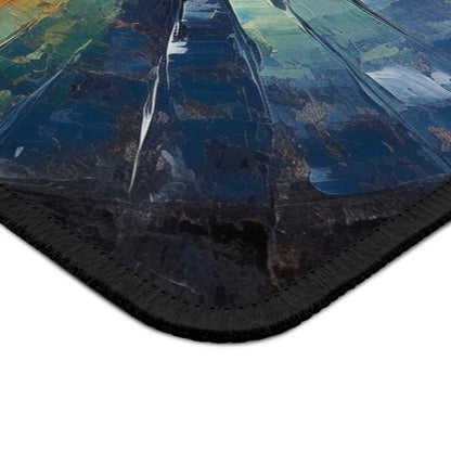 Abstract Art Gaming Mouse Pad: Japanese Umbrella, A Reflection of Creativity