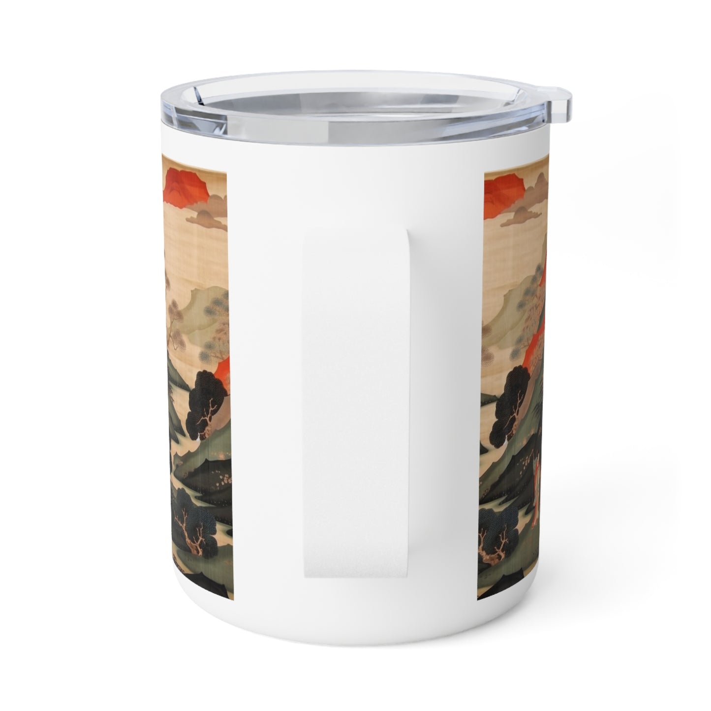 Customize Your Artistic Experience: Japanese Tapestry Insulated Coffee Mug