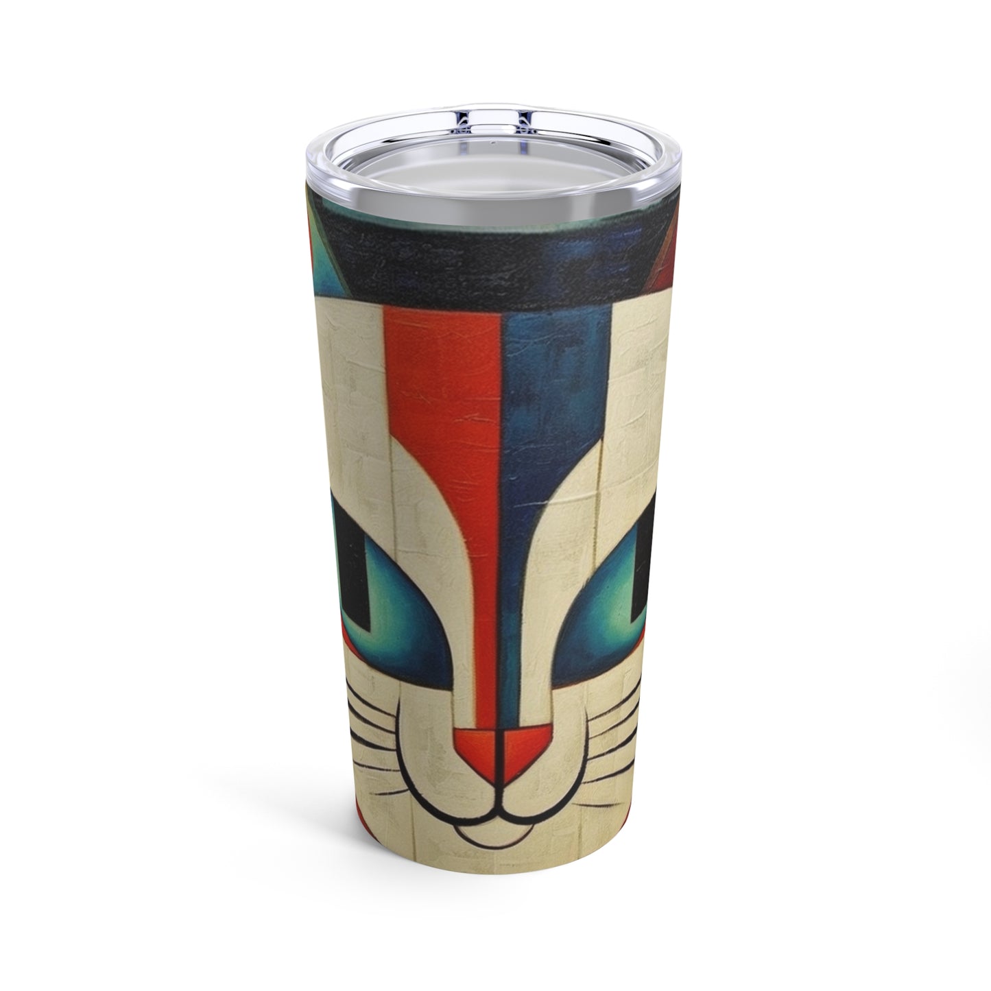 Artistic Vintage Vibes: Picasso-Inspired Midcentury Modern Tumbler for Retro Fashion