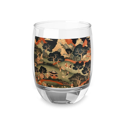 Tapestry Treasures: Japanese-inspired Whiskey Glass for Art Lovers