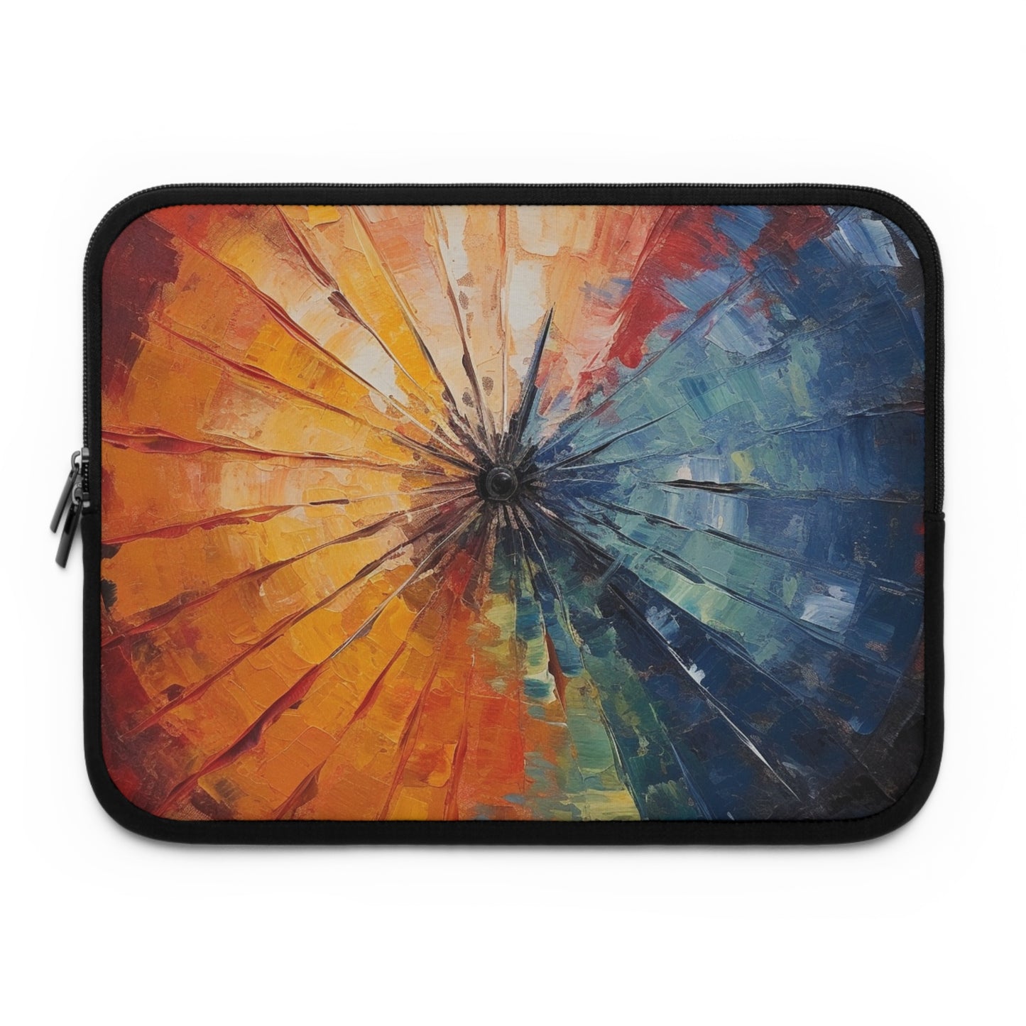 Abstract Art Laptop Sleeve: Japanese Umbrella, A Reflection of Creativity