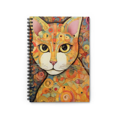 Art Nouveau Revival: Klimt-Inspired Spiral Notebook