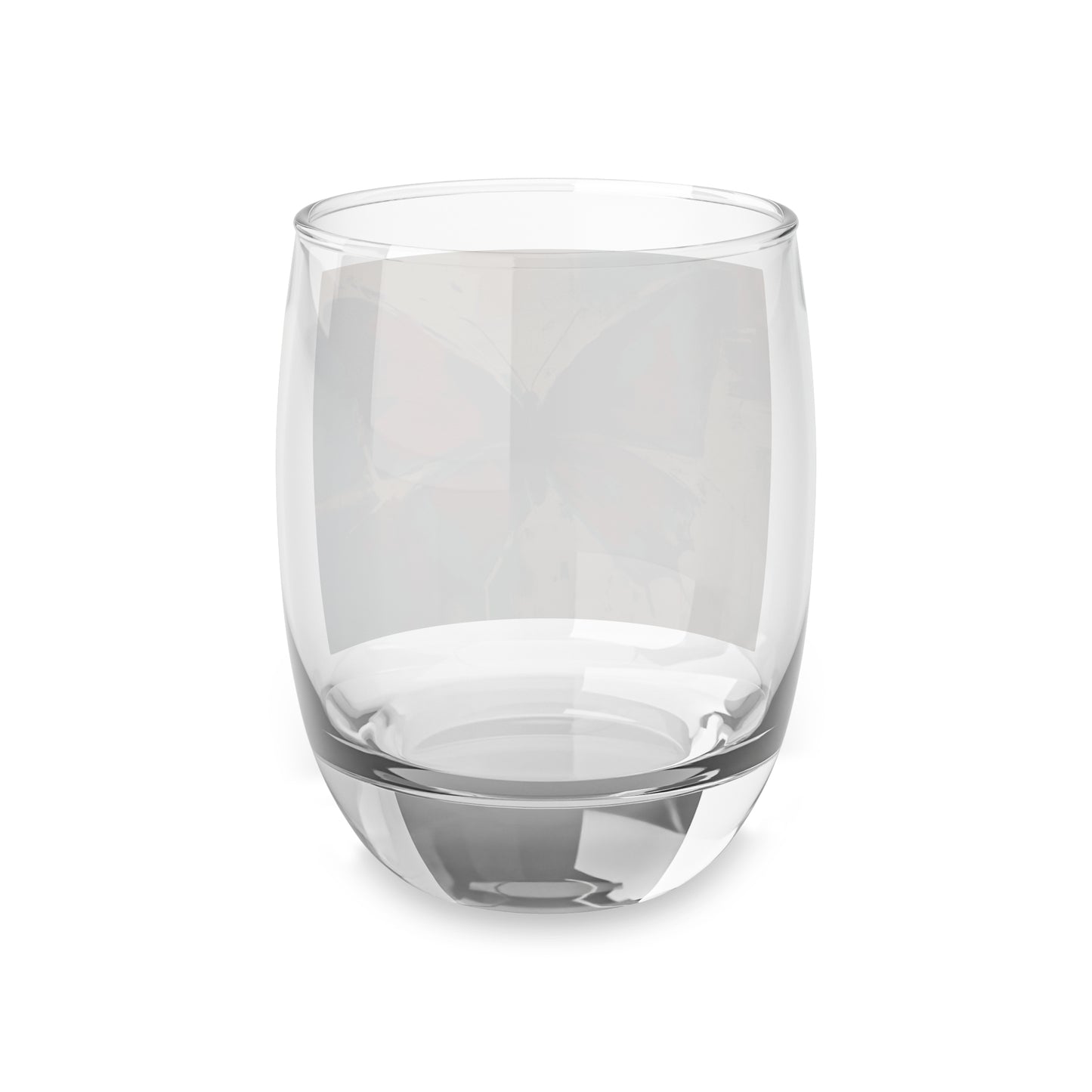 Whiskey Glass with Bauhaus-Inspired Butterfly: Embrace the Subtle Elegance of Nature