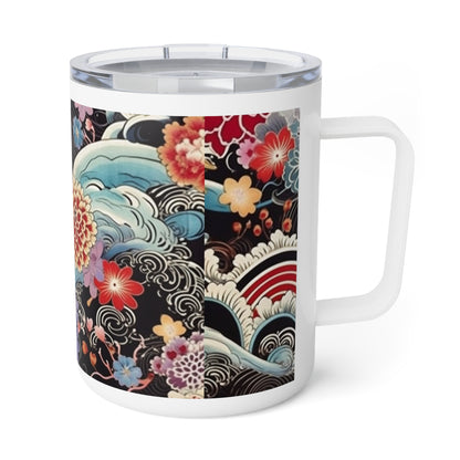 Kimono-Inspired Beauty: Kimono Insulated Coffee Mug