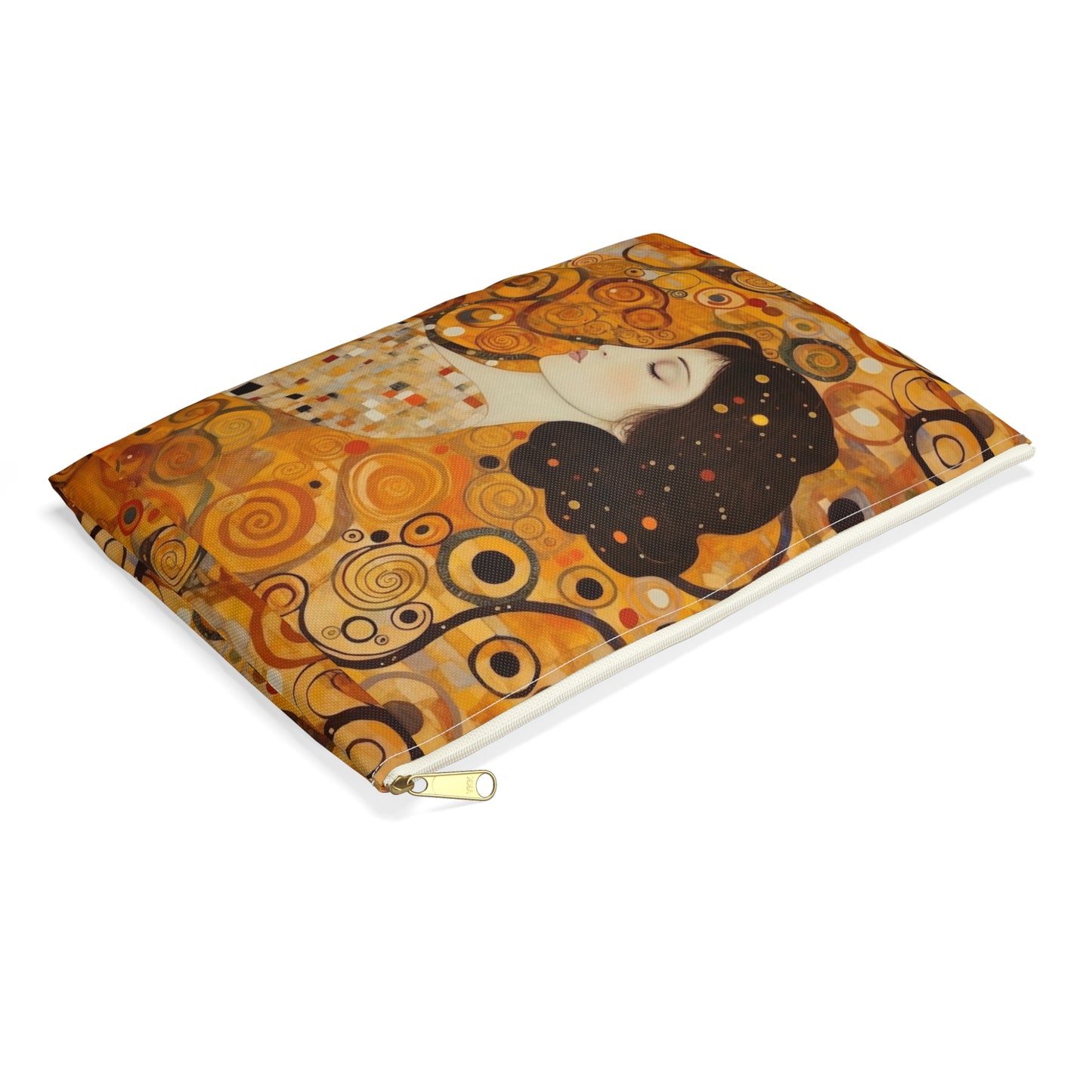 Gustav Klimt Inspired Accessory Pouch: A Tribute to the Iconic Art of the Vienna Secession