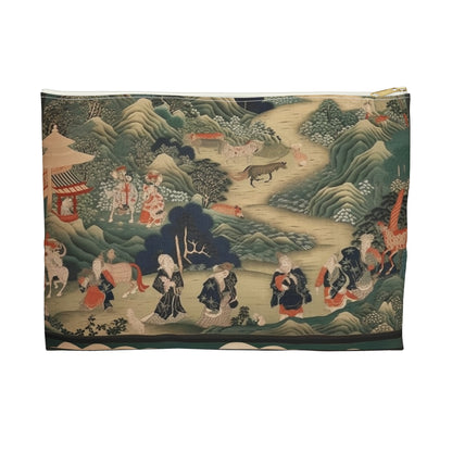 Japanese Tapestry Accessory Pouch: Embrace the Artistic Splendor