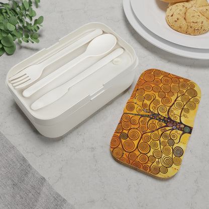 Symbolic Harmony: Gustav Klimt Tree of Life Bento Box, Embrace Artistic Elegance