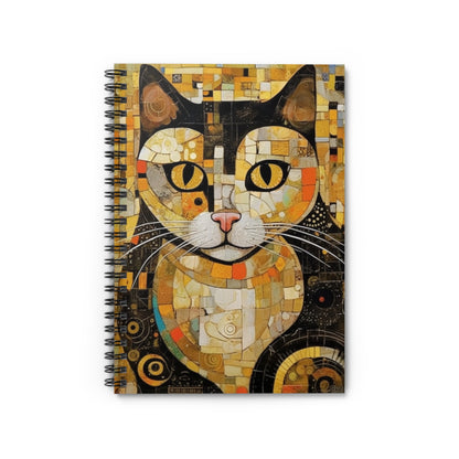 Modern Art Fusion: Vienna Secession Spiral Notebook