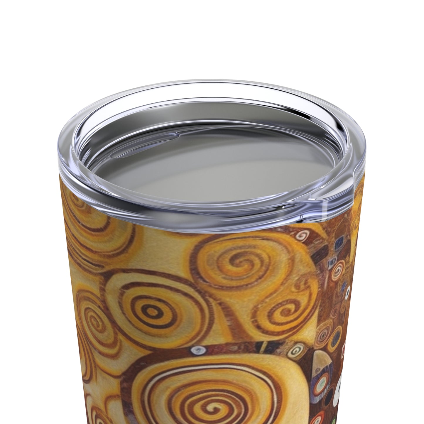 Captivating Artistry: The Tree of Life Tumbler, Inspired by Gustav Klimt's Timeless Masterpiece