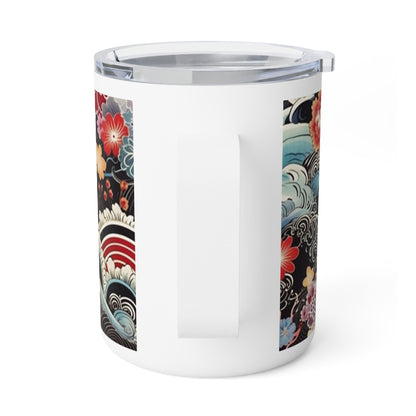 Kimono-Inspired Beauty: Kimono Insulated Coffee Mug