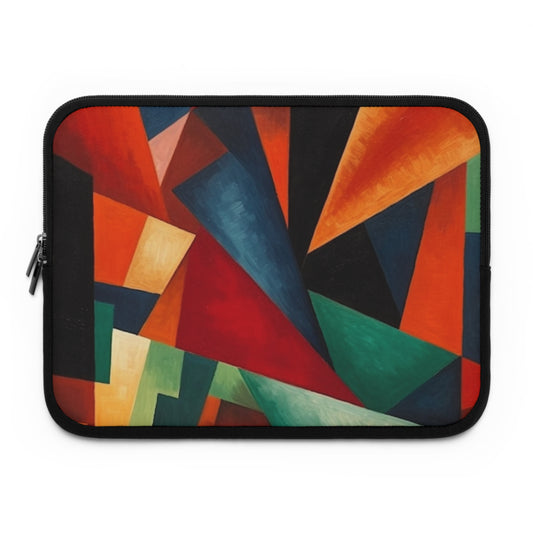 Precisionist Lines: Laptop Sleeve in the Style of Jean Metzinger