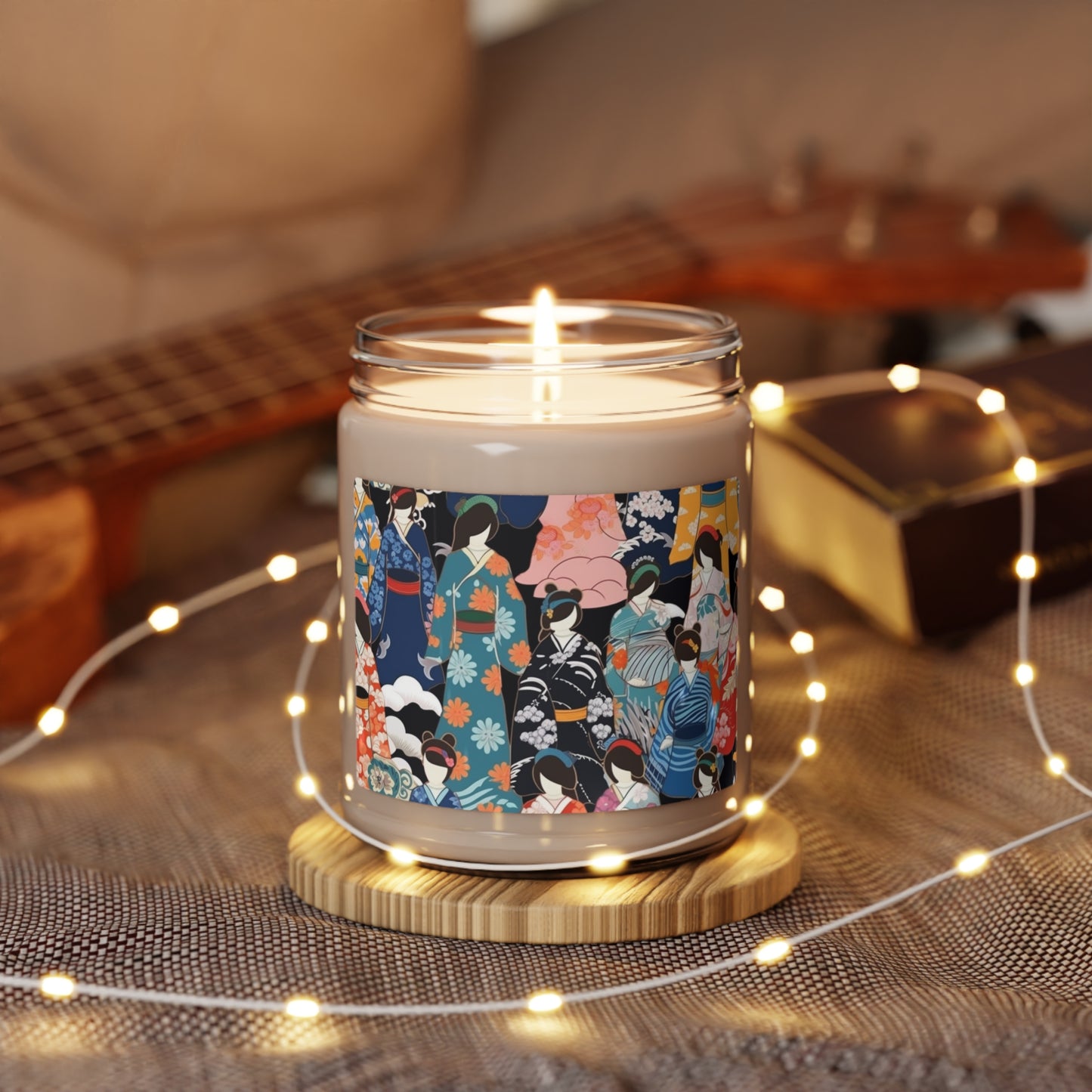 Kimono Dreams Scented Soy Candle: Experience Japanese Elegance